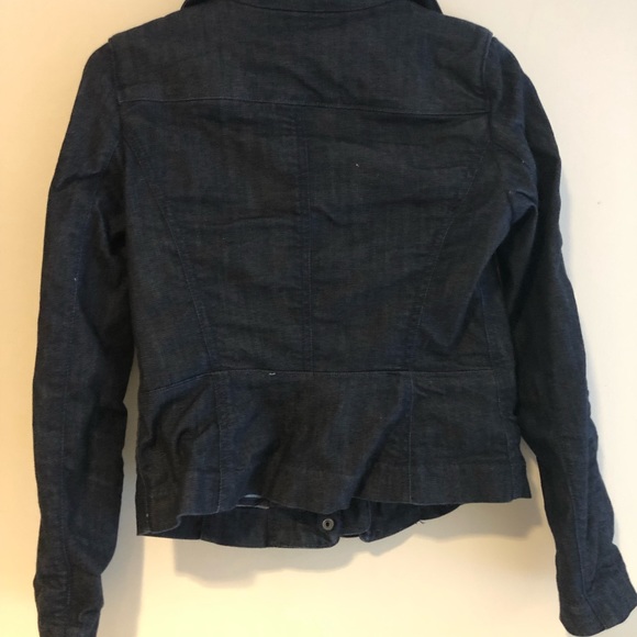 Ann Taylor Denim Jacket with zipper - Picture 3 of 4